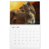 Mural Spirit Of The Wild - Calendrier Art Lions (Mar 2026)