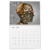 Mural Steampunk et calendrier de punk de vapeur (Mar 2027)
