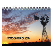 Mural Texas Sunsets Calendrier 2010 (Protection)