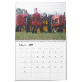 Mural Tracteurs Classiques Calendrier Personnalisable (Feb 2027)