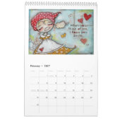 Mural Travail de StudioDudaArt 2017 de calendrier de (Feb 2027)