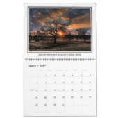 Mural Trésors de l'Osage - calendrier de 12 mois (Mar 2027)