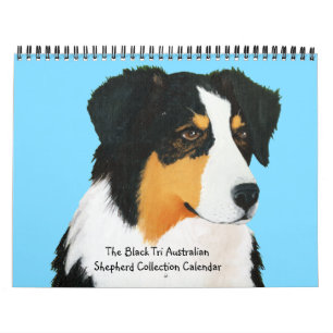 Mural Tri calendrier australien noir de collection de