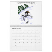 Mural Tri-ing pour être calendrier sportif (Feb 2027)