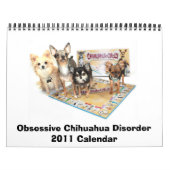 Mural Trouble du Chihuahua Obsessif Calendrier 2011 (Protection)