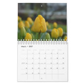 Mural Tulipes Calendrier (Mar 2027)