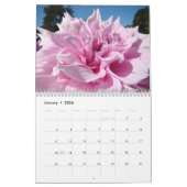 Mural TULIPS & DAHLIA GARDENS Calendrier Cadeaux Bureau  (Jan 2026)