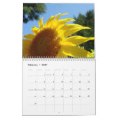 Mural TURNESOLS CALENDRIER ENSOLEILLEMENT Fleurs de Sole (Feb 2027)