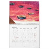Mural UFO - calendrier étranger de Valxart des mondes (Feb 2026)