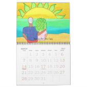 Mural Un an à la plage Calendrier (Mar 2027)