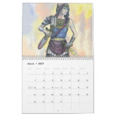 Mural Un calendrier d'art d'imaginaire - 2017 (Mar 2027)