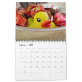 Mural Un calendrier en caoutchouc de canard de 12 mois (Feb 2027)