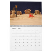 Mural Un calendrier en caoutchouc de canard de 12 mois (Jan 2027)