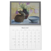 Mural Une année dans l'aquarelle - calendrier 2010 (Mar 2027)