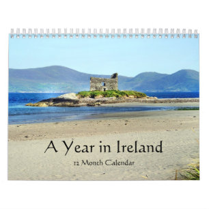 Mural Une année dans le calendrier de l'Irlande - anné