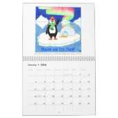 Mural Une saison étincelante d'amour calendrier inspirat (Jan 2026)