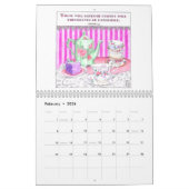 Mural Une saison étincelante d'amour calendrier inspirat (Feb 2026)