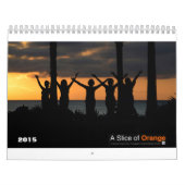 Mural Une tranche de calendrier de l'orange 2015 (Protection)
