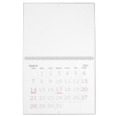 Mural Vacances Calendrier Vide Avec Grand Nombre (Mar 2027)