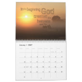 Mural Vers préférés du calendrier 2012 de bible (Jan 2027)