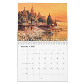 Mural Vieux calendrier de l'Inde (Feb 2027)