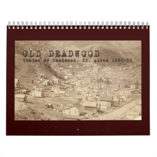 Mural Vieux Deadwood Calendrier de 12 mois