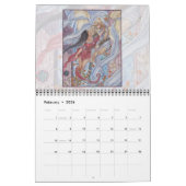 Mural Visions angéliques - Art Imaginaire - Calendrier d (Feb 2026)