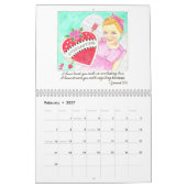 Mural Visions et versets Calendrier Inspiratif (Feb 2027)
