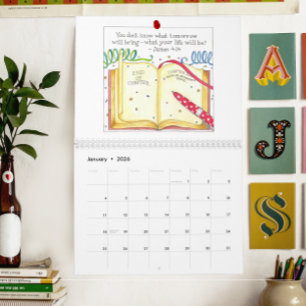 Mural Visions et versets Calendrier Inspiratif