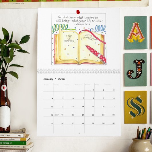 Mural Visions et versets Calendrier Inspiratif