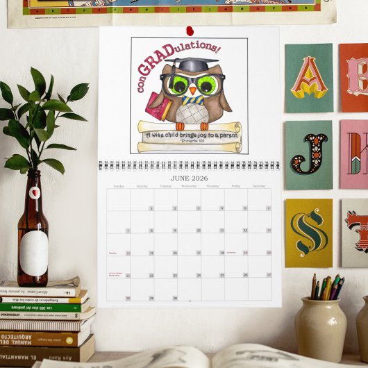 Mural Visions & Verses Année de l'inspiration Calendrier