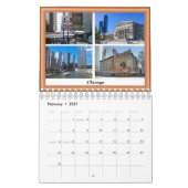 Mural Voyage de l'itinéraire 66 de calendrier (Feb 2027)