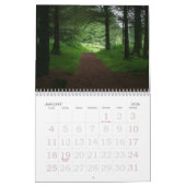 Mural Vues de calendrier de l'Irlande (Jan 2026)