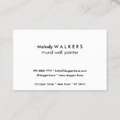 Mural wall painter visitekaartje (Achterkant)