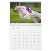 Mural Windhounds de soie dans le calendrier d'action (Mar 2027)