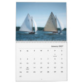 Mural Yachts classiques emballant le calendrier 2018 (Jan 2027)