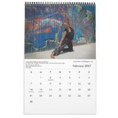 Mural Yoga and Body Image Coalition Calendrier de 15 moi (Feb 2027)
