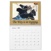 Mural Zen et le calendrier d'arts martiaux (Jan 2027)