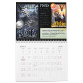 Mural Zodiaque et calendrier de Chakra (Mar 2026)