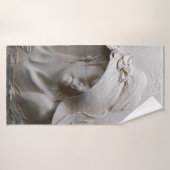 murale 3d illusion 3d, arrière - plan, art, murale (Serviette de bain)