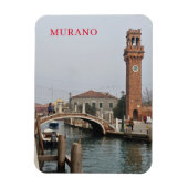 Murano Clock Tower uitzicht koelkastmagneet Magneet (Verticaal)