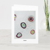 Murano Millefiori Detailstudie Kaart (Achterkant)