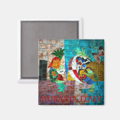 Murano Mosaic III Magneet (Voorkant / Achterkant)