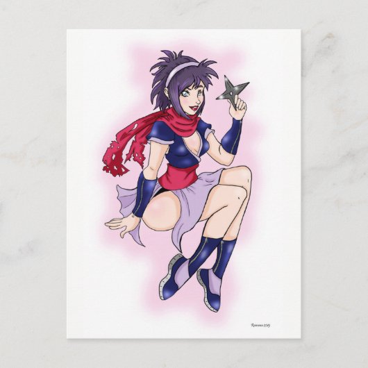 Murasaki la carte postale Ninja (Devant)