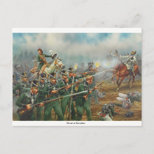 Murat op Borodino Briefkaart (Voorkant)