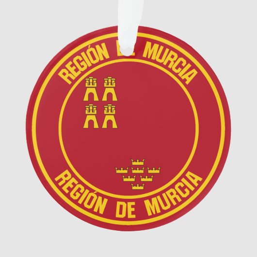 Murcia Round Emblem Ornament (voorkant)