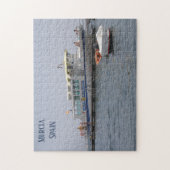Murcia Spanje ferry op het water Legpuzzel (Verticaal)