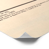  Murcia Spanje Map (1943) Poster (Hoek)