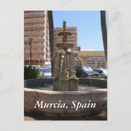 Murcia, Spanje zeehondenfontein Briefkaart