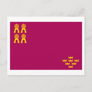 Murcia vlag briefkaart